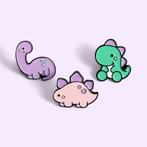 Kawaii Dinosaurs Enamel Pins