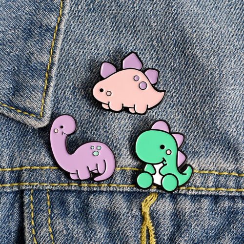 Kawaii Dinosaurs Enamel Pins